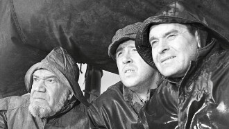 Men from the Fisherman's Village Trailer