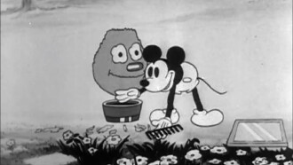 Mickey Cuts Up Trailer