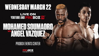 Mohamed Soumaoro vs. Angel Vazquez Trailer