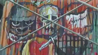 Mural efímero Trailer
