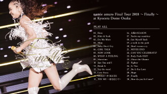 Namie Amuro Final Tour 2018 ~Finally~ at Kyocera Dome Osaka Trailer