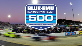 NASCAR Cup Series Martinsville Blue-Emu Maximum Pain Relief 500 Trailer