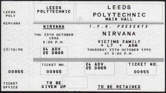 Nirvana - Live on Leeds Polytechnic, UK, 1990 Trailer