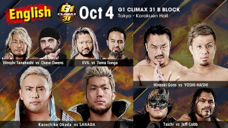 NJPW G1 Climax 31: Day 10 Trailer