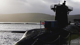 On Board Britain's Nuclear Submarine Trident Trailer