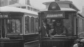 Opening of Accrington Electric Tramways Trailer