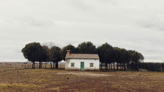 Outside the House Trailer