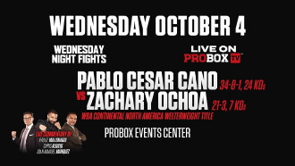 Pablo Cesar Cano vs. Zachary Ochoa Trailer
