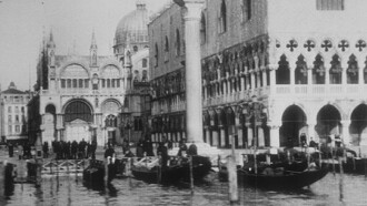 Panorama of St. Mark's Square Taken From a Boat Trailer