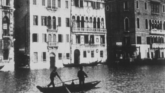 Panorama of the Grand Canal Taken from a Boat Trailer