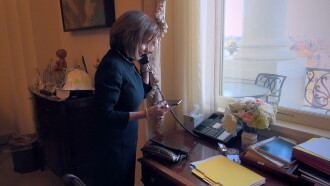 Pelosi in the House Trailer