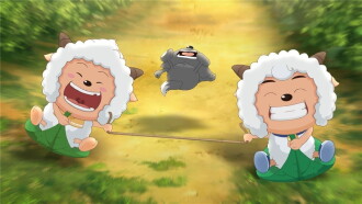 Pleasant Goat and Big Big Wolf Amazing Pleasant Goat Trailer