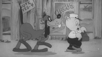 Porky's Tire Trouble Trailer
