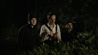 Posfácio at the Clothing Factory Trailer