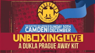 PROGRESS Chapter 82: Unboxing Live - A Dukla Prague Away Kit Trailer