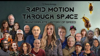 Rapid Motion Through Space: An Incomplete History of Speed Trailer
