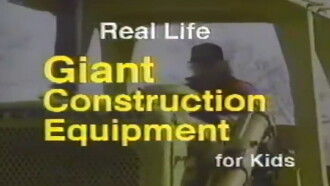 Real Life Giant Construction Equipment for Kids Trailer