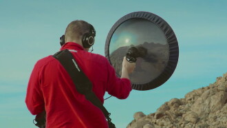 Reflections - Mojave Desert Trailer