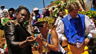 Sean Banan Inside Seanfrica Trailer