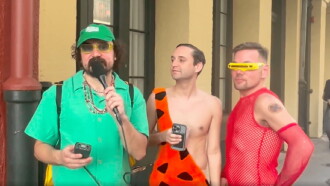 Seeking Derangements at Mardi Gras Trailer
