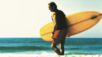 Single Fin Yellow Trailer
