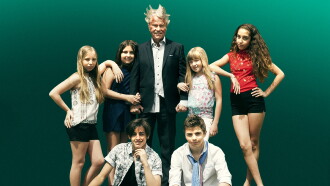 Six Children and One Grandfather Trailer