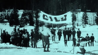 Skiing Competition for the Skiing Championship of Yugoslavia in Planica Near Rateče Trailer