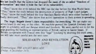 The Angry Brigade: The Spectacular Rise and Fall of Britain's First Urban Guerilla Group Trailer