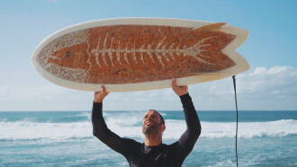 The Cigarette Surfboard Trailer