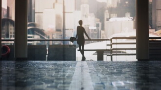The Girl with the Black Umbrella Trailer