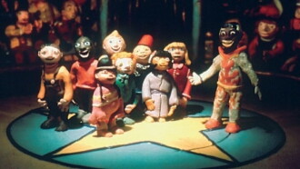 The Multi-Coloured Little Circus Trailer