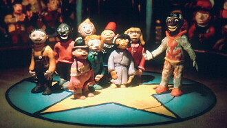 The Multi-Coloured Little Circus Trailer