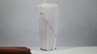 To Pour Milk into a Glass Trailer