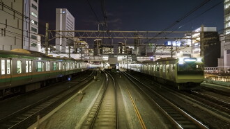 Train Night View: Keihin-Tohoku Line at Night Trailer