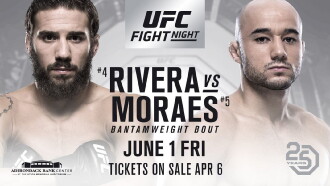 UFC Fight Night 131: Rivera vs. Moraes Trailer