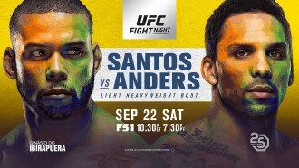 UFC Fight Night 137: Santos vs. Anders Trailer