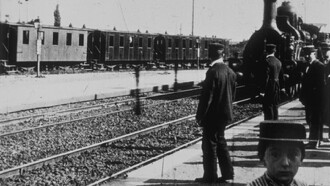 Villefranche : arrivée d'un train Trailer