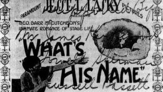 What's His Name Trailer