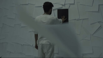 White on Black Trailer