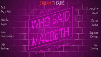 Who Said Macbeth Trailer