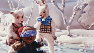 Winter Carousel Trailer