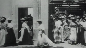 Workers Leaving the Factory Trailer