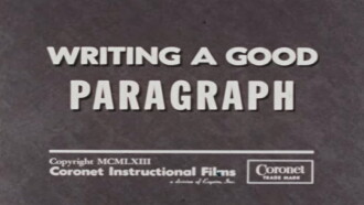 Writing a Good Paragraph Trailer