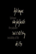 Epilogue: The Palpable Invisibility of Life