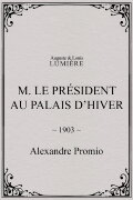 M. le président au palais d’hiver