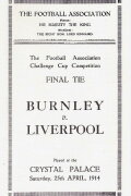 Cup Tie Final: Liverpool v Burnley 1914