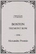 Boston, Tremont row