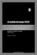 El sentido del juego