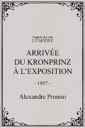 Arrivée du kronprinz à l’exposition