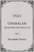 Cinghalais : danse des couteaux, III